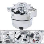 Chrome Alternator for Chevy BBC SBC 12V 110Amp (1975–1985)
