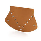 Rear Fender Mud Flap Cover PU Leather Orange for Harley Touring Sportster 883XL