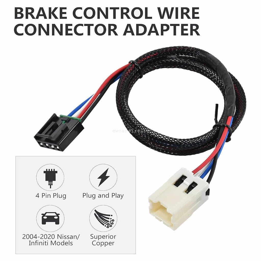 Trailer Brake Control Wire Harness Adapter for Nissan Titan (2002–2021)