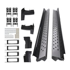 Side Step Board for Honda CRV 07-11 Non-Slip Running Board Aluminum White&Black