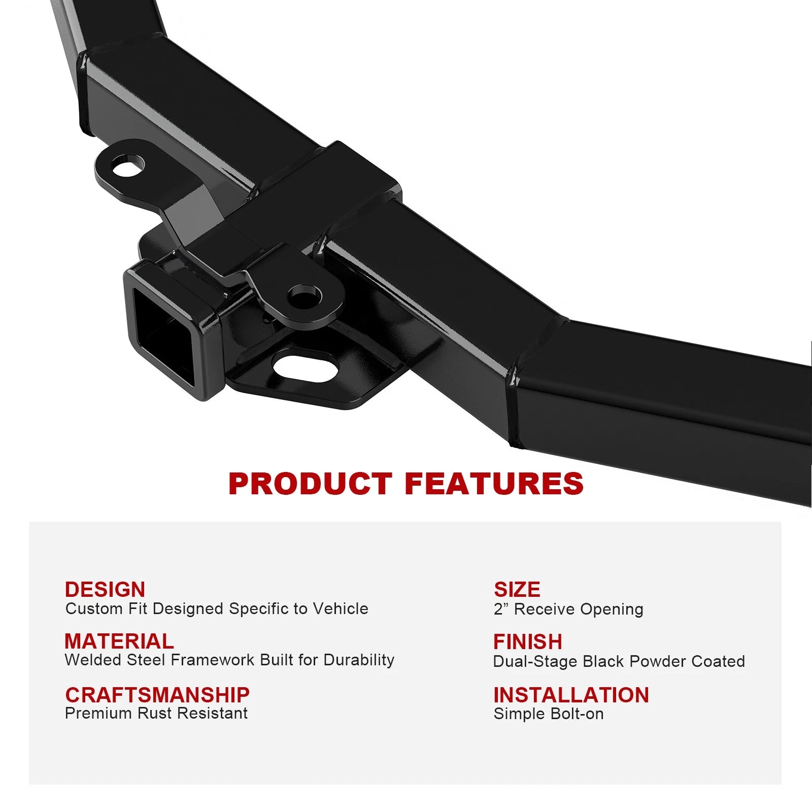 Trailer Hitch Receiver for Chevrolet Traverse (2009-2017)