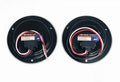 Set of 2 4" LED Round Surface Mount Stop Turn Tail Lights for Truck Trailer