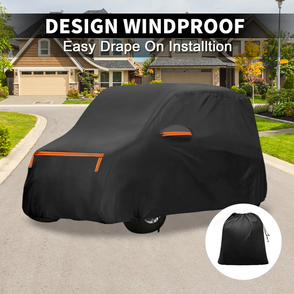Waterproof Car Cover for Mitsubishi eK (2013–2023) - Aluminum Film, Zipper