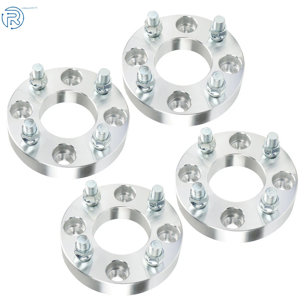 Set of 4 Wheel Spacers for Golf Cart (1" 4x4 Bolt Pattern)