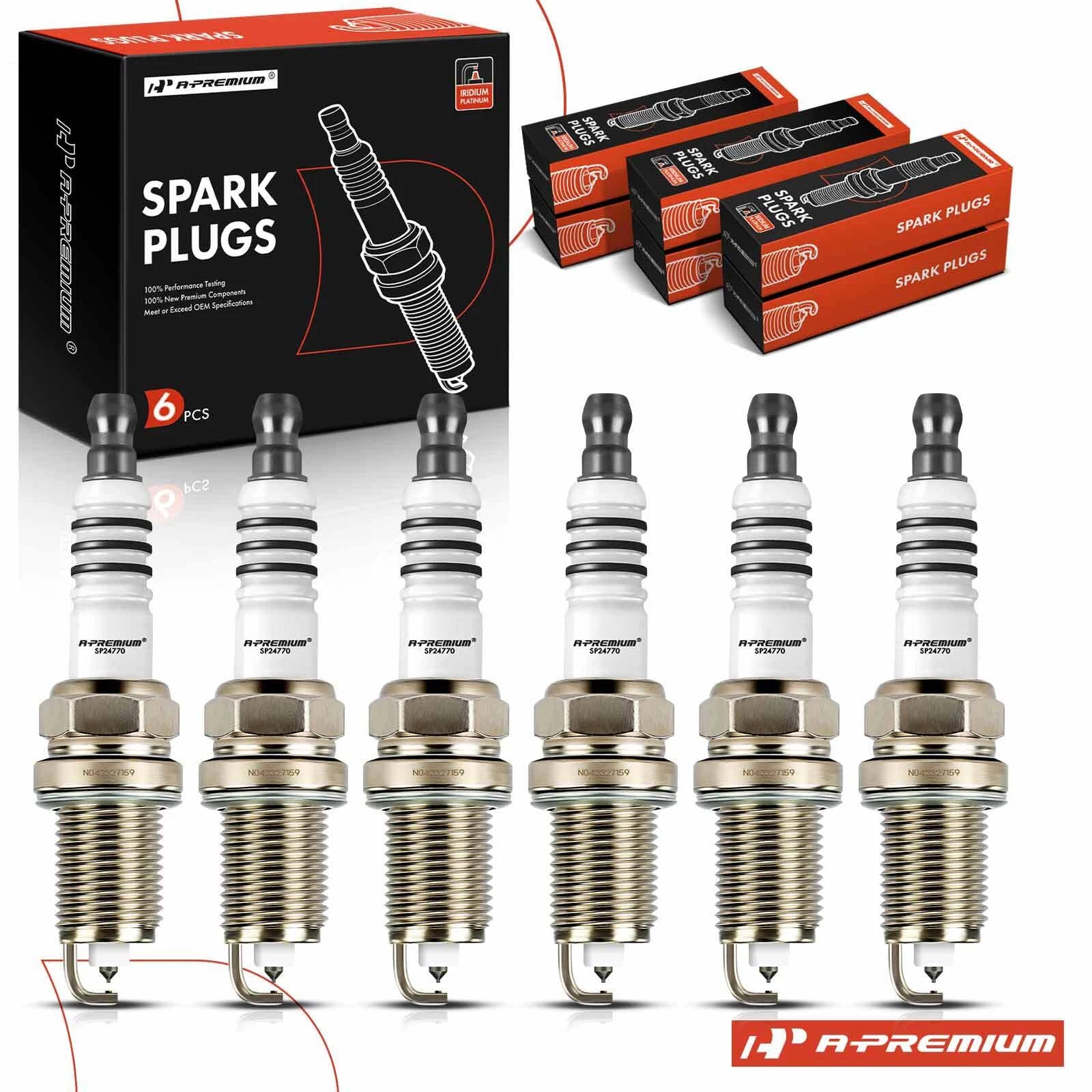 6x Iridium Platinum Spark Plugs for Honda Accord (1995–2002)