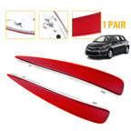 Set of 2 Rear Left Right Red Bumper Reflectors for Toyota Yaris (2012–2014) 52163-52100