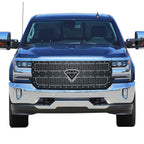 Black Laser Cut Grille for Chevy Silverado 1500 (2016-2019)