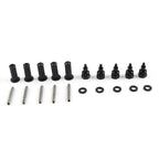 Black Windshield Well Nut Bolt Screws for Harley Road Glide (2015-2023)