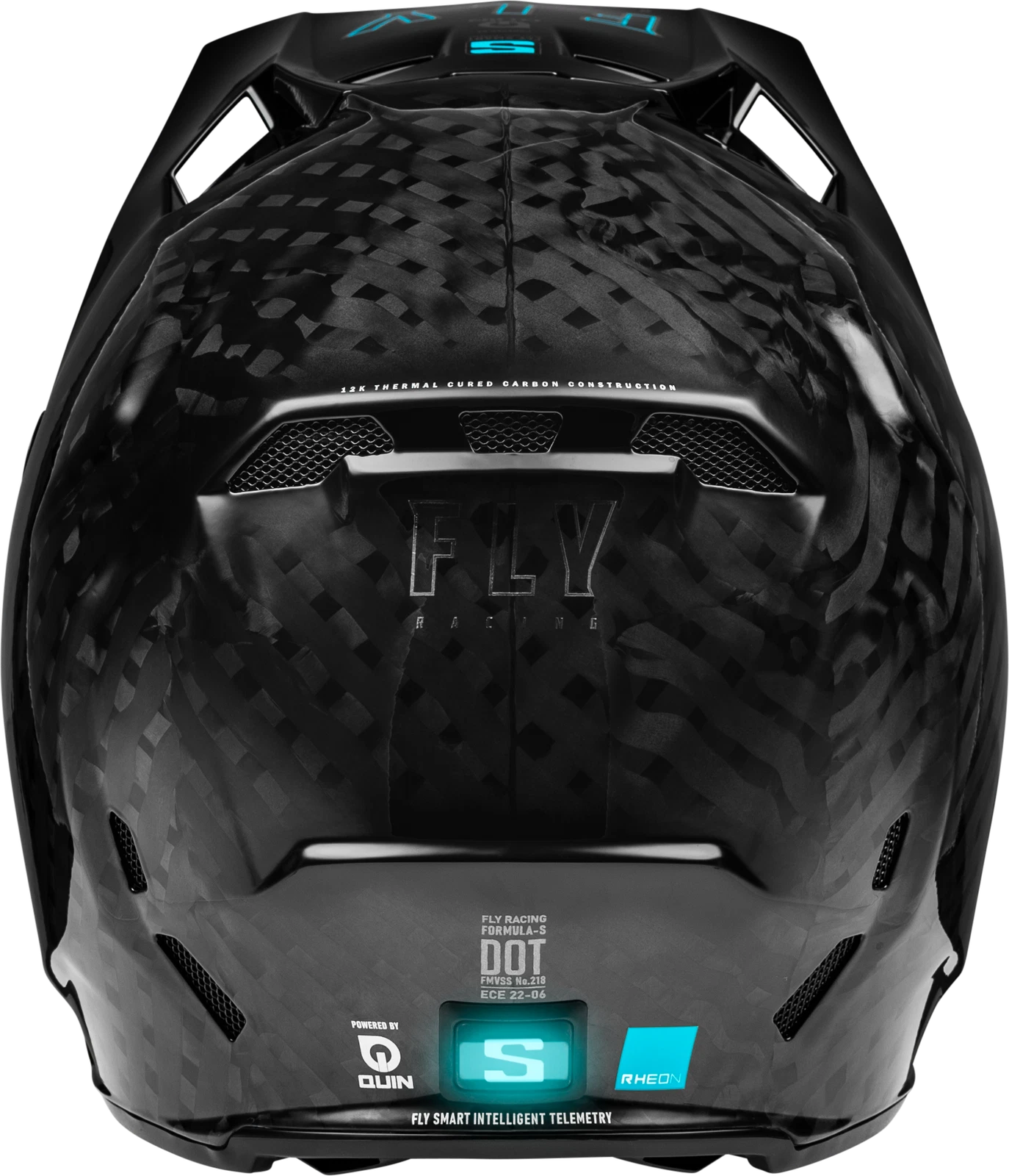Fly Racing Formula S Carbon Helmet for Off-Road Motorcycle (Medium, Black)