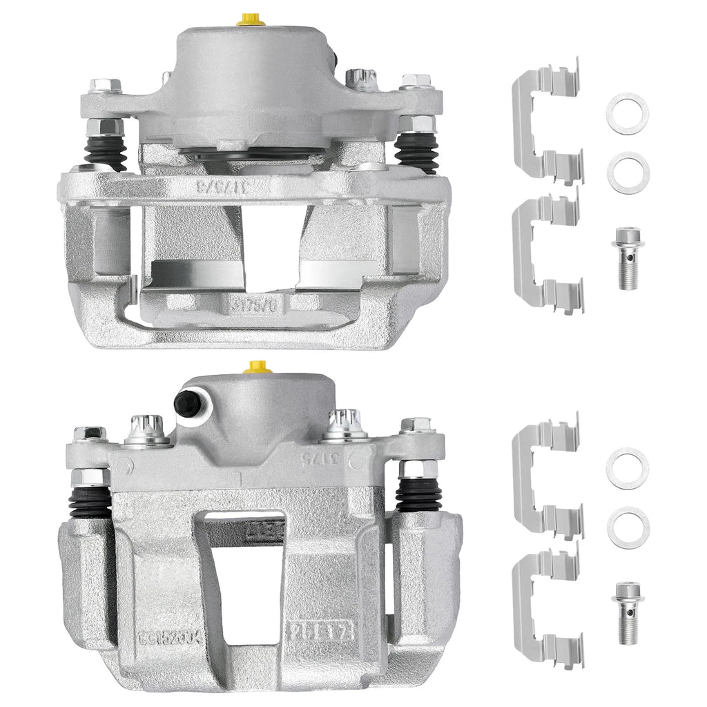 Set of 2 Front Left Right Brake Calipers with Bracket for Kia Optima (2011–2016)
