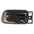 Front Inside Door Handle & Bezels Pair for Toyota Tundra 2000–2003 (Beige)