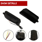 Set of Smoked Lens LED Bumper Brake Tail Lights for Jeep Grand Cherokee (2005–2010)