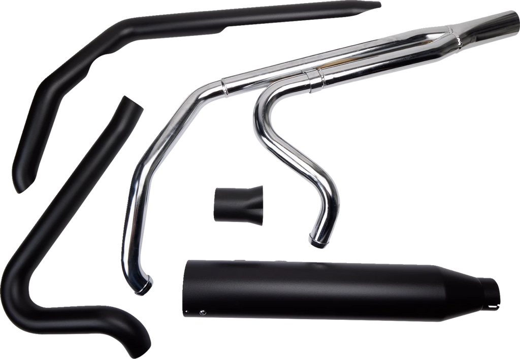 2X KHROME WERKS 2-into-1 Outlaw-SR Exhaust System for Harley Davidson (2014–2023)