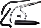 2X KHROME WERKS 2-into-1 Outlaw-SR Exhaust System for Harley Davidson (2014–2023)