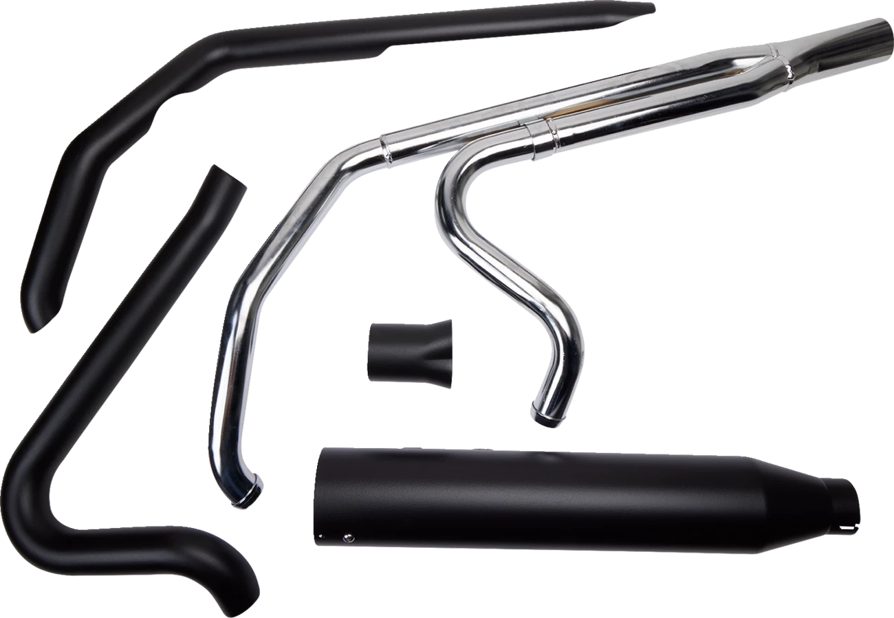 2X KHROME WERKS 2-into-1 Outlaw-SR Exhaust System for Harley Davidson (2014–2023)