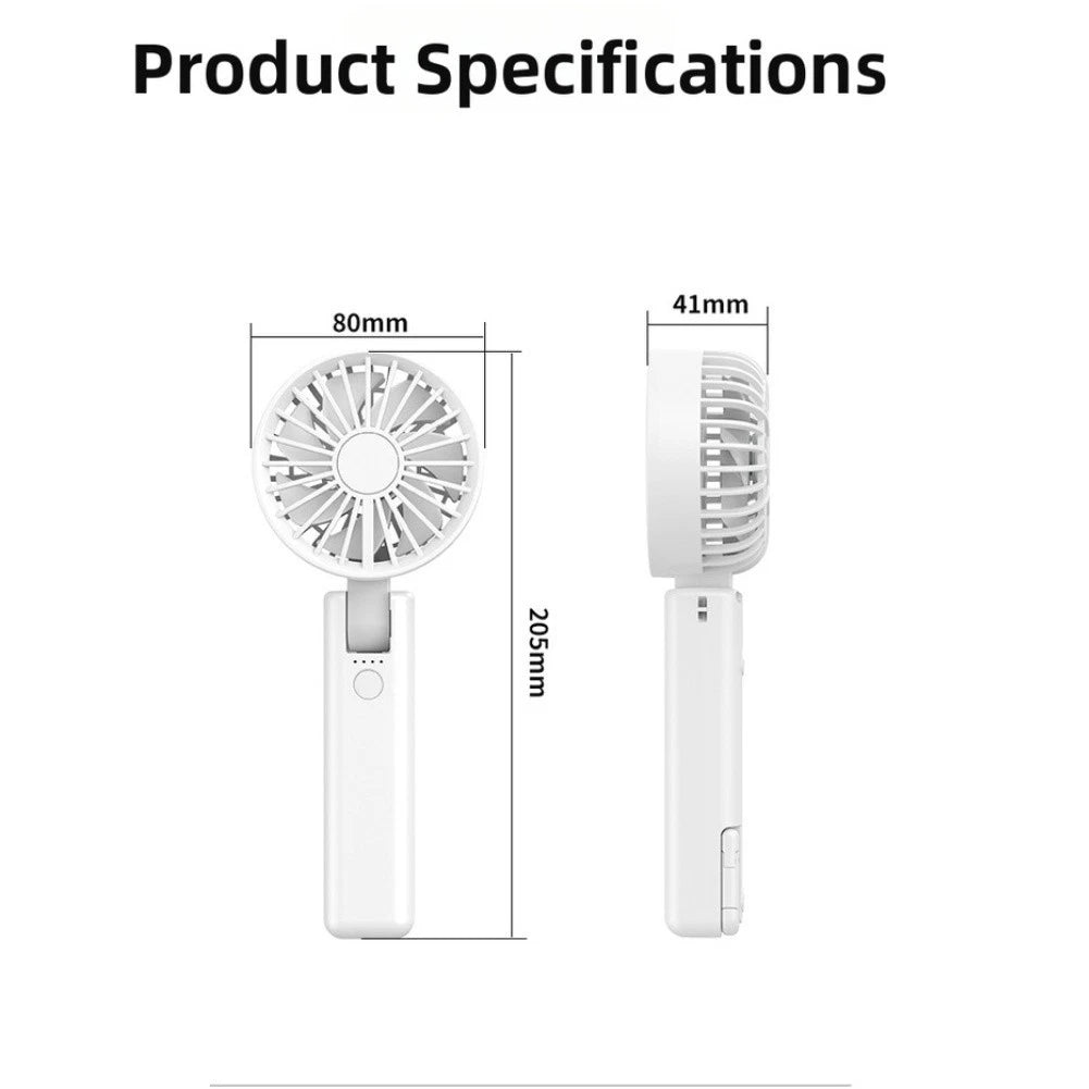 Neck Fan with Dual Blades & Motors for Adjustable Speeds USB Charging