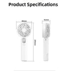 Neck Fan with Dual Blades & Motors for Adjustable Speeds USB Charging