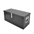 30" Black Aluminum Tool Box for Pickup Truck (Fits Most Models)