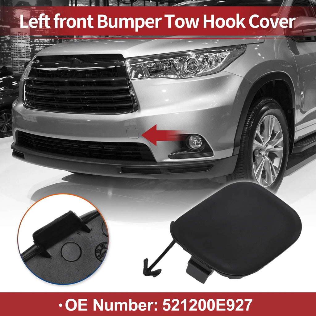 Tow Hook Cover Cap for Toyota Highlander (No. 521200E927) (2014–2019) Black