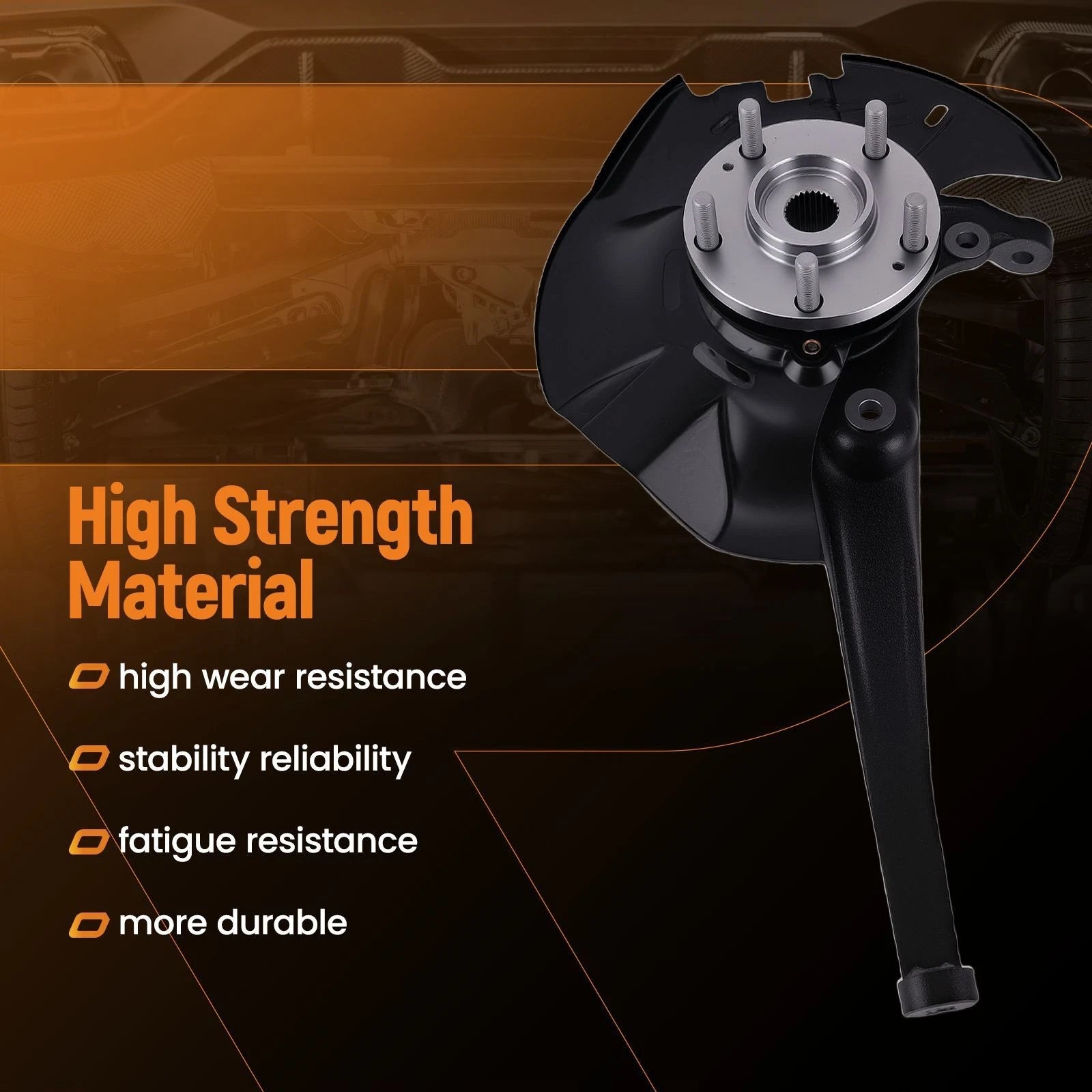 Front Steering Knuckle RH for Hyundai Sonata (2006–2010) Steel