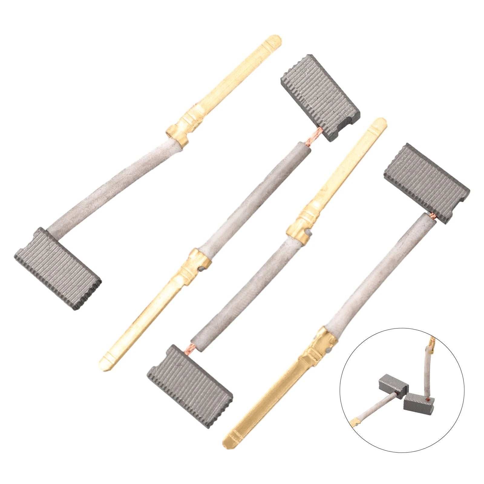Set of 4 Carbon Brushes for DW400 Type 1 and 2 Angle Grinders