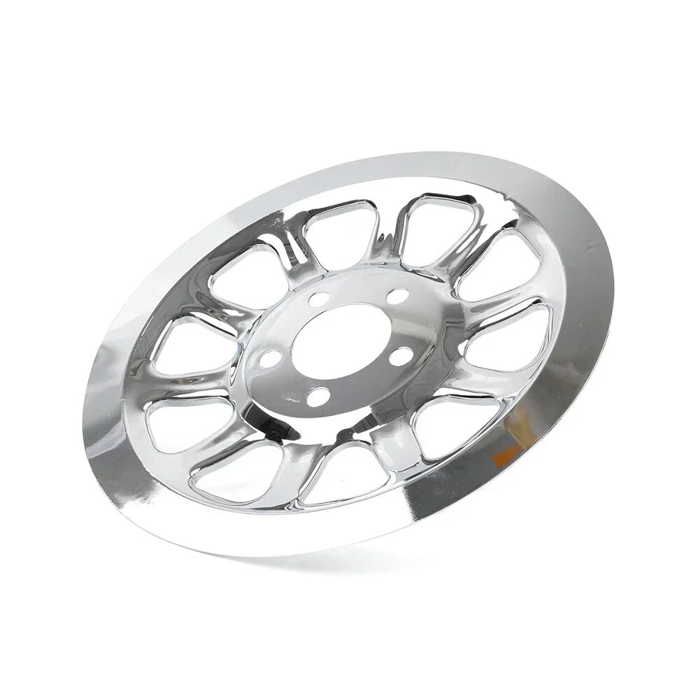 Chrome Outer Rear Pulley Cover Insert for Harley Softail Fat Boy (07-17)