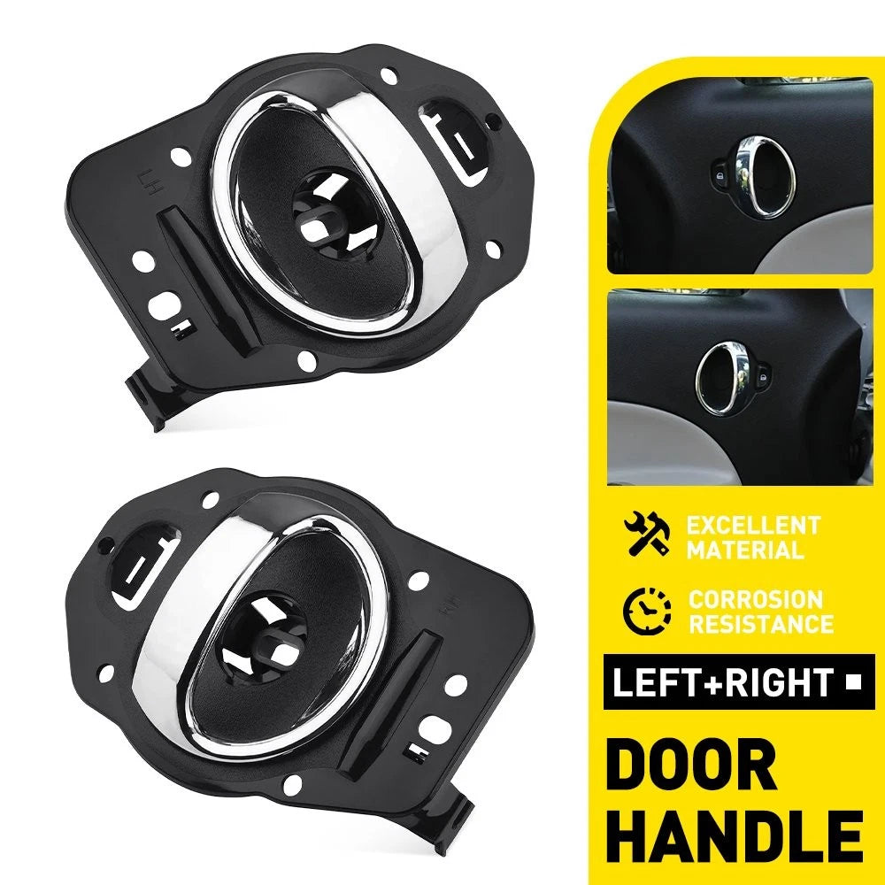 2X Door Handle for Chevy HHR (2006–2011) Front/Rear Left & Right Black EXV