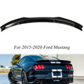 H Style Black Painted Rear Trunk Spoiler for Ford Mustang S550 (2015–2020)