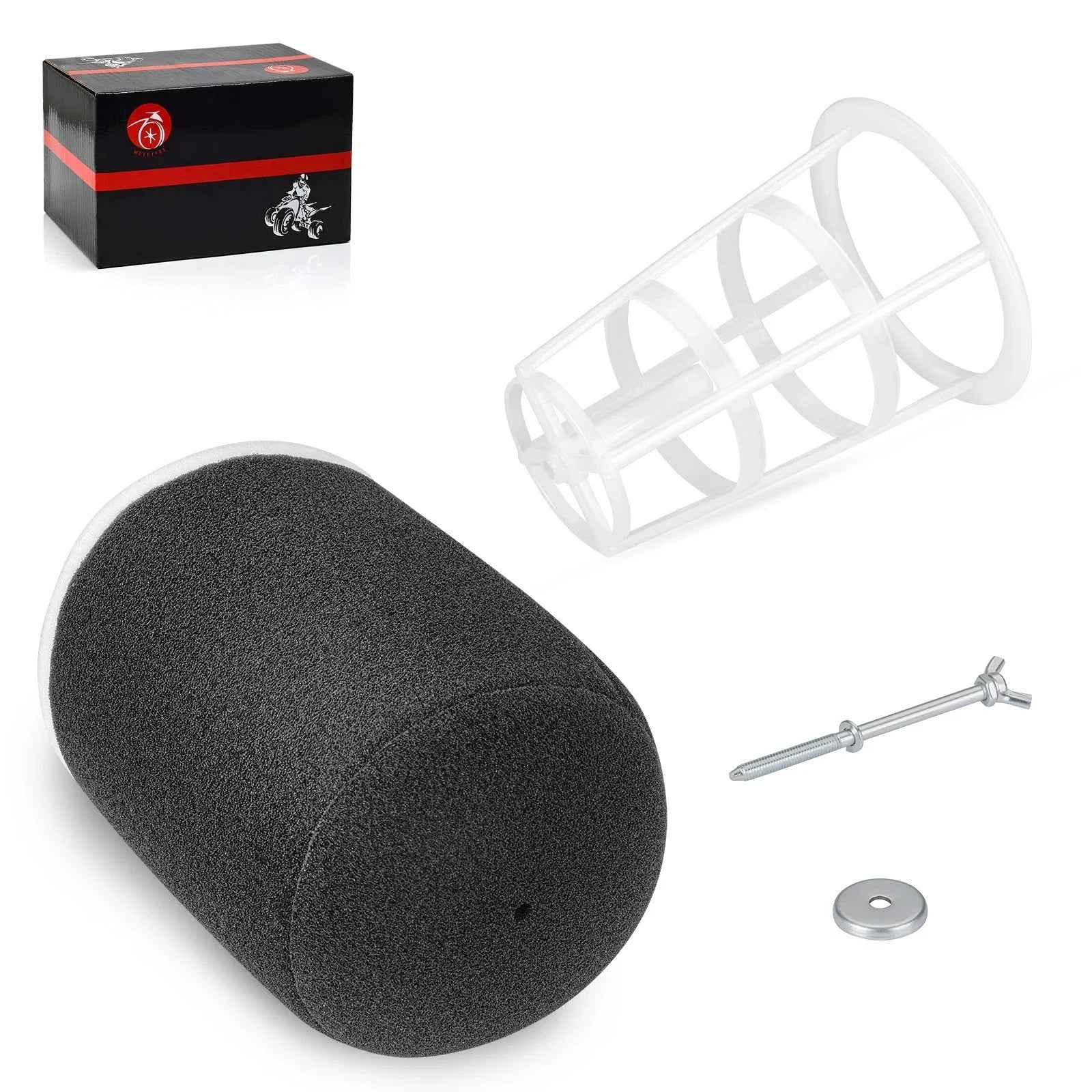 Air Filter Cleaner Element & Cage Guide Bolt Kit Yamaha YFZ450X (2010–2011)