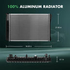 Radiator for Chevrolet Caprice 1980–1986, Cadillac Seville 1976–1979