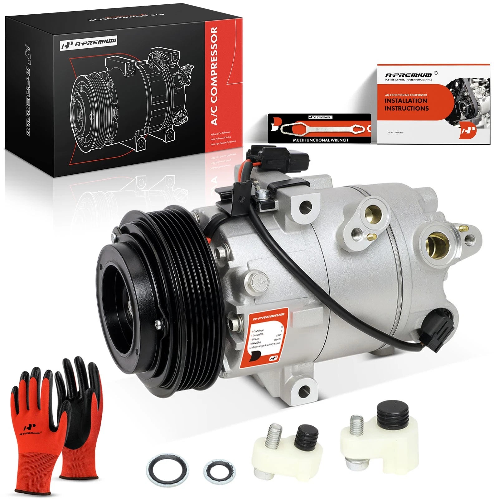 A/C Compressor with Clutch for Kia Forte (2019–2021) Forte5 (2020–2022)