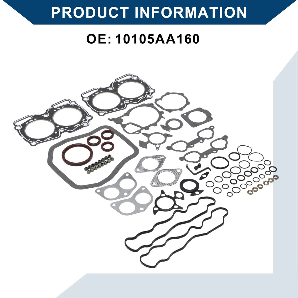 Cylinder Head Gasket Kit No. 10105AA160 for Subaru EJ25 (BD9) 2.5L (1996–2004)