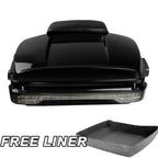 Chopped Trunk Backrest Pad & LED Tail Light for Harley Road Glide (2014–2025)