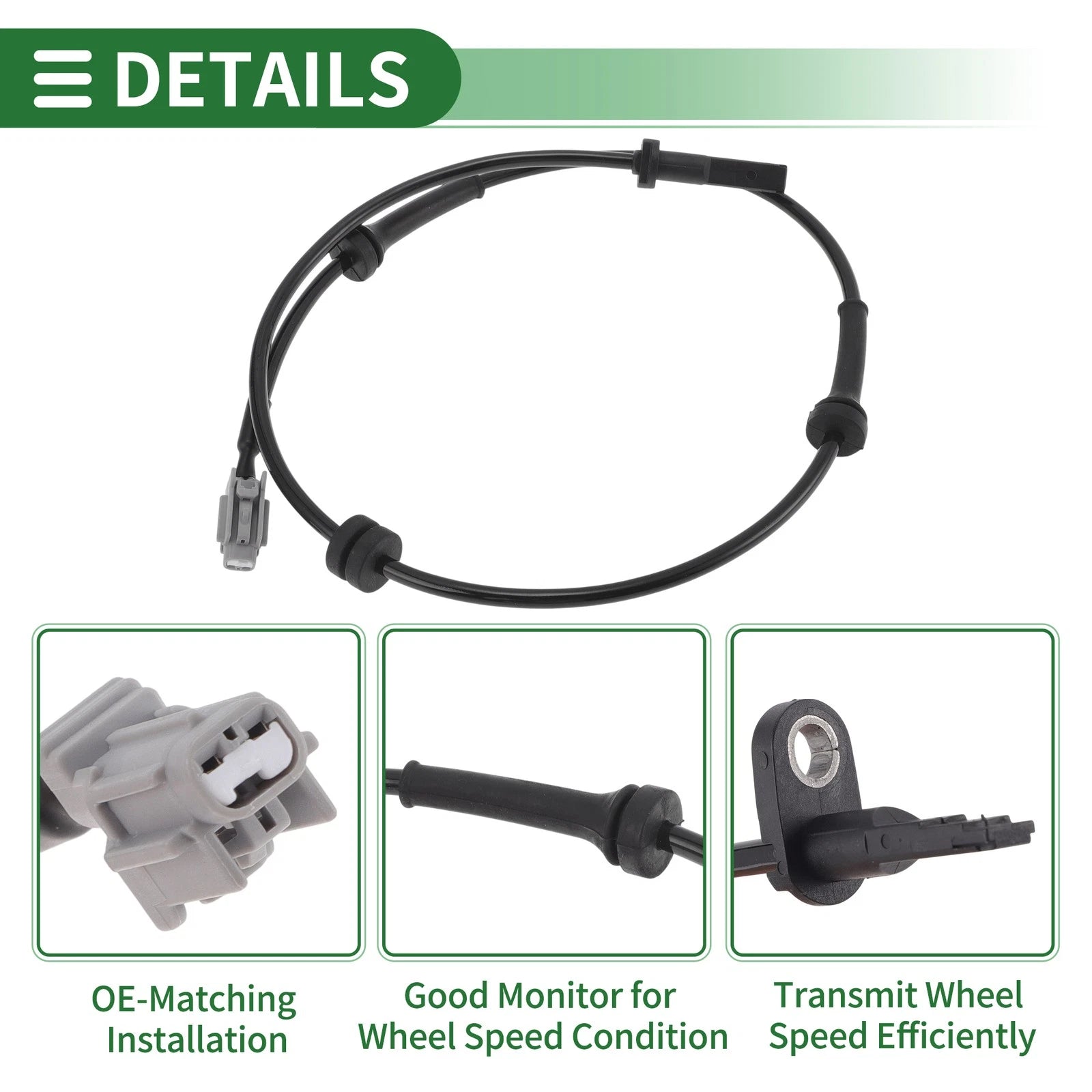 ABS Wheel Speed Sensor No. 47910JD000 for Nissan Qashqai (2007–2014)