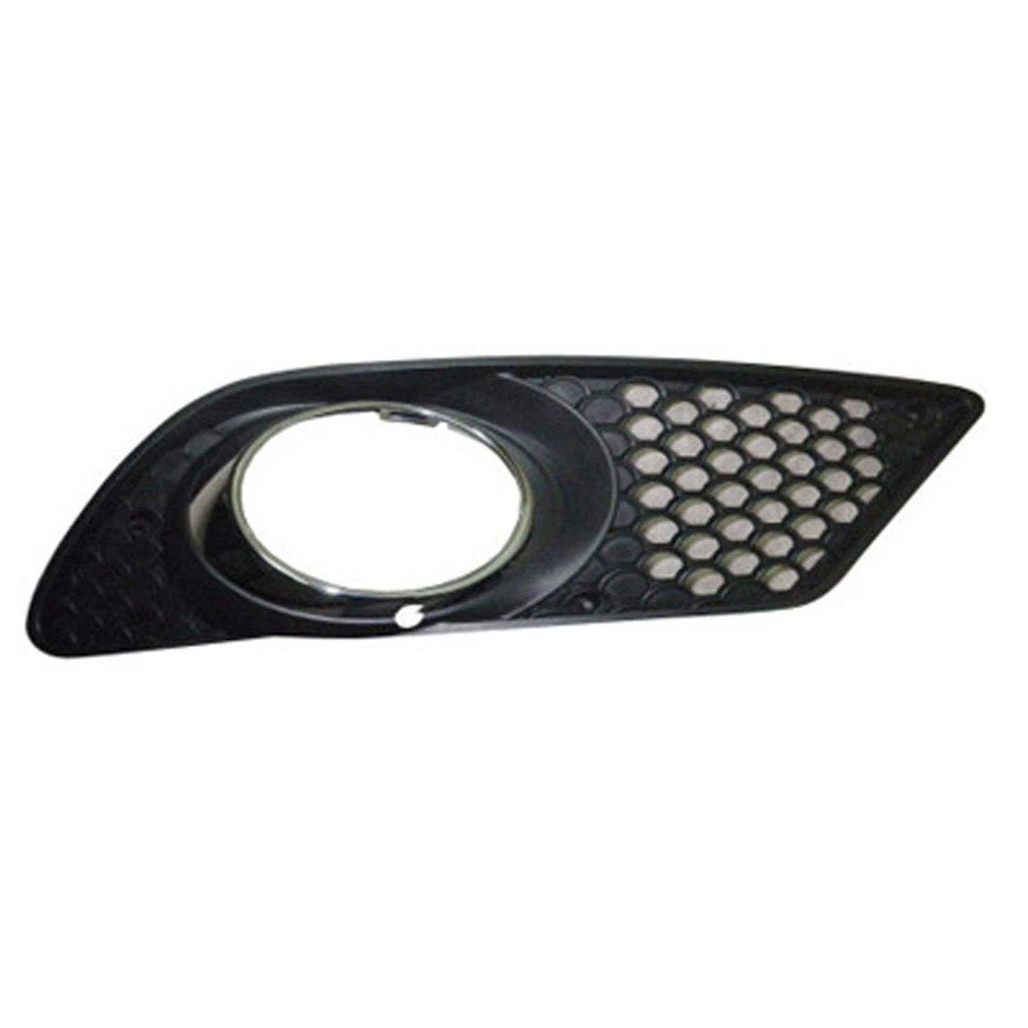 Replacement Black Chrome Passenger Side Front Outer Bumper Grille