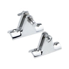 Set of 2 Marine Top Deck Hinges 7/8" & 1" 316 SS for Watercraft