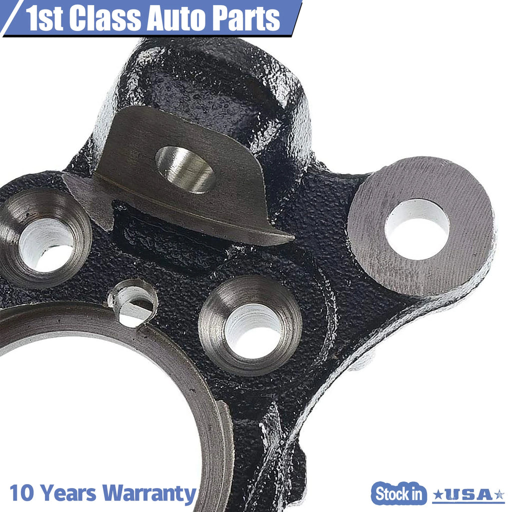 Set of 2 Front Left & Right Steering Knuckles for Audi VW A3 Q3 Tiguan GTI Golf (2006–2018)