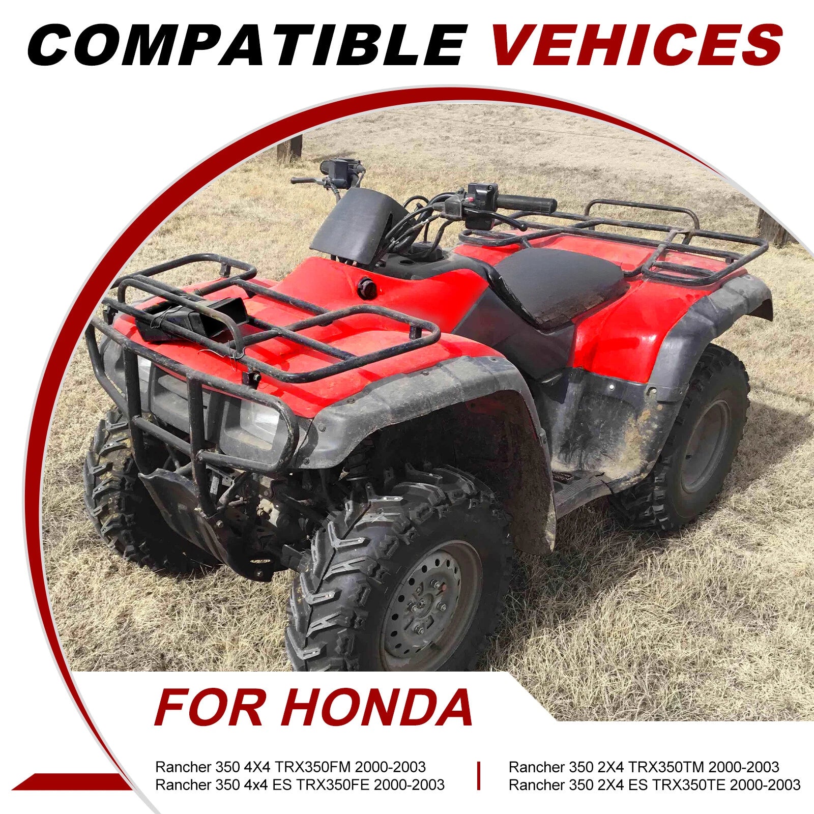 Handlebar for Honda Rancher 350 TRX350FM TRX350FE (2000–2003) 53100-HN5-A80
