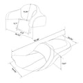 Rider Seat Backrest for Indian Springfield/Chieftain (2016-2020, 2014-2024)