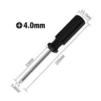 Screwdriver Hand Tool Slotted Cross 4.13 Inch for Toys (No Year)