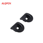 Black Door Lock Knob Grommet Bezel Pair for Ford Mustang (2005-2014)