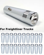 Clear Chrome Toggle Switch Extension Set for Freightliner (2002–2019)