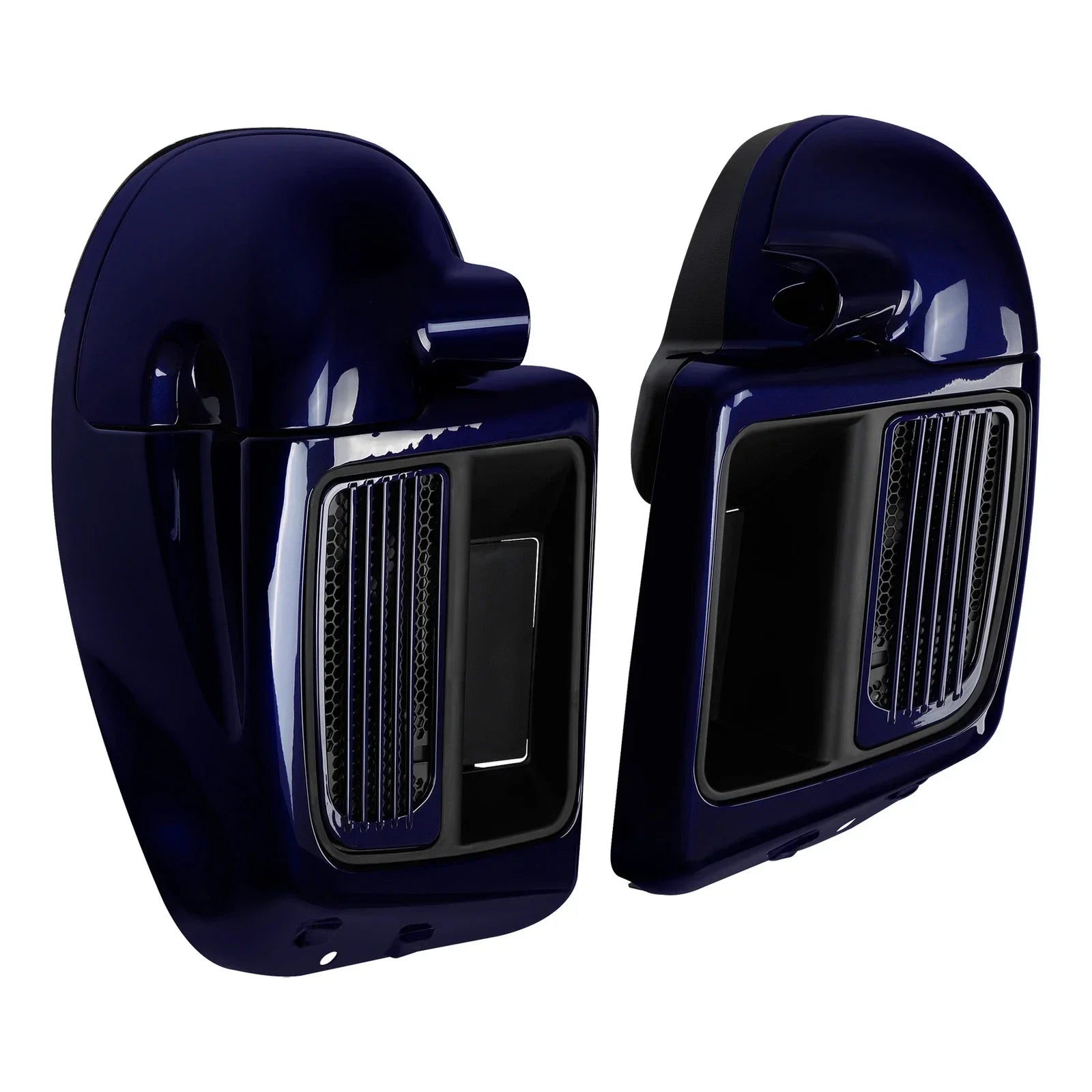 Lower Vented Fairings for Harley Road Glide (2014-2024) Zephyr Blue Sunglo