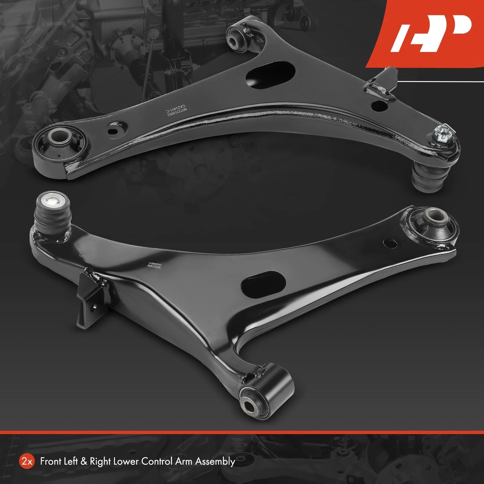2X Front Lower Side Control Arm for Subaru Impreza (2008-2011)