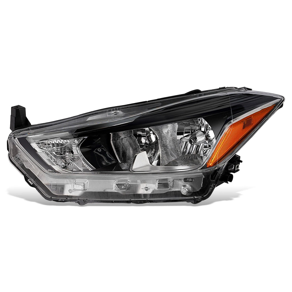 Driver Left Chrome Housing Amber Corner Headlight Lamp for Nissan Kicks (2018–2020)