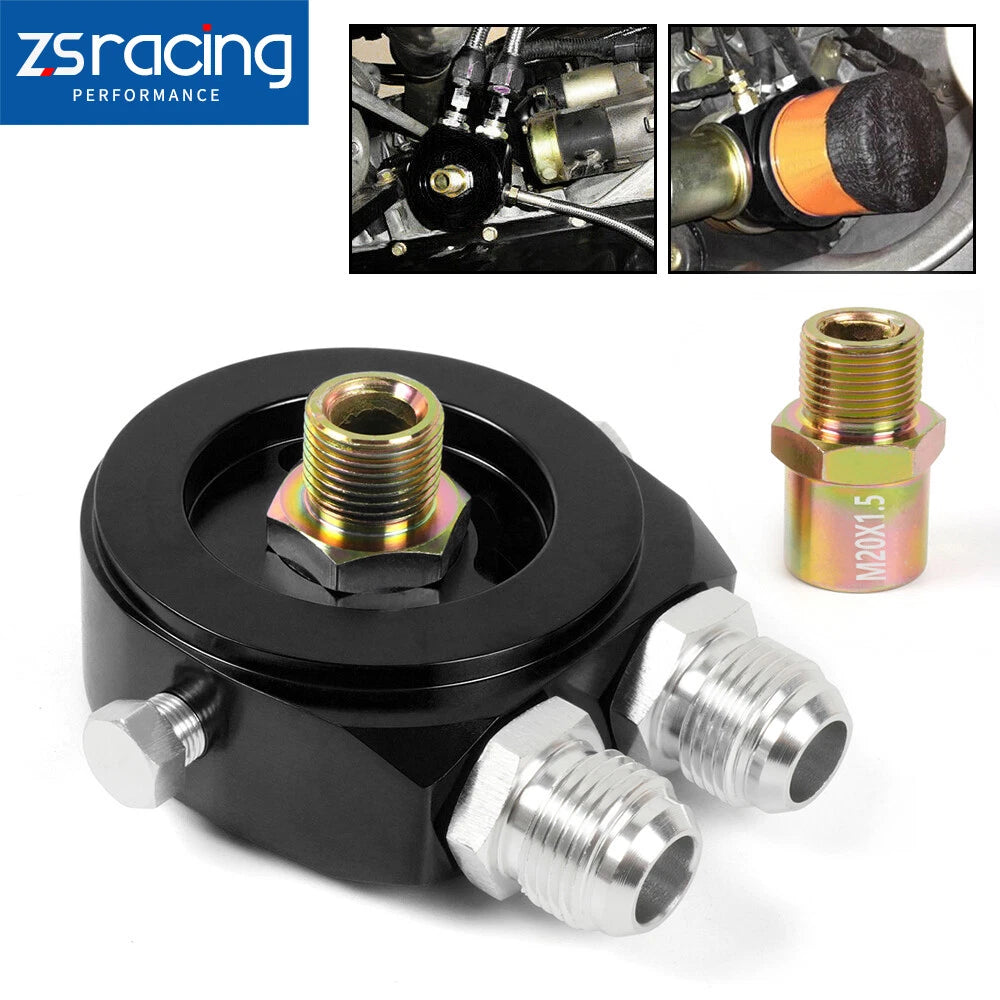 Oil Filter Cooler Sandwich Adapter for Universal Applications