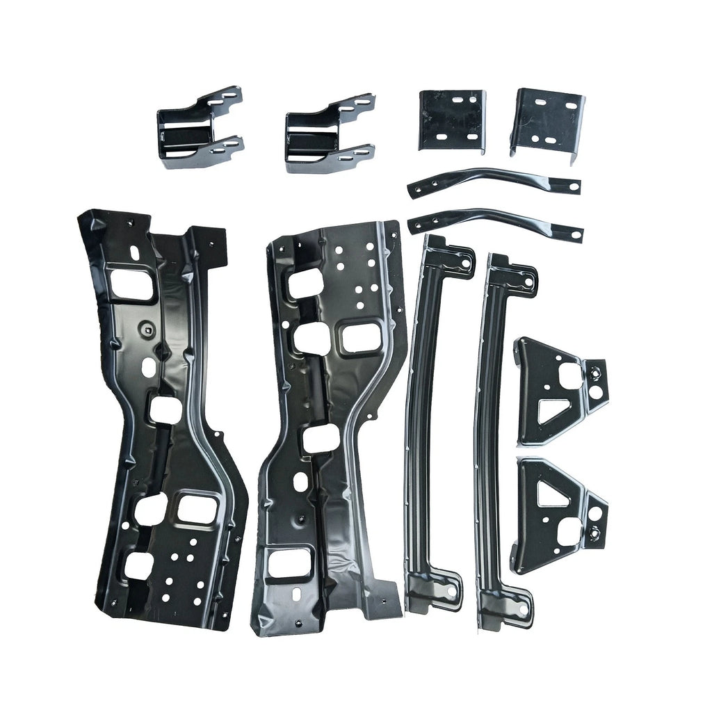 Set of 12 Front Bumper Bracket Braces for Chevy Silverado 2500HD 3500HD (2011–2014)