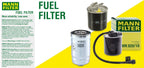 Mann Fuel Filter for Mercedes GL350 (2013–2015)