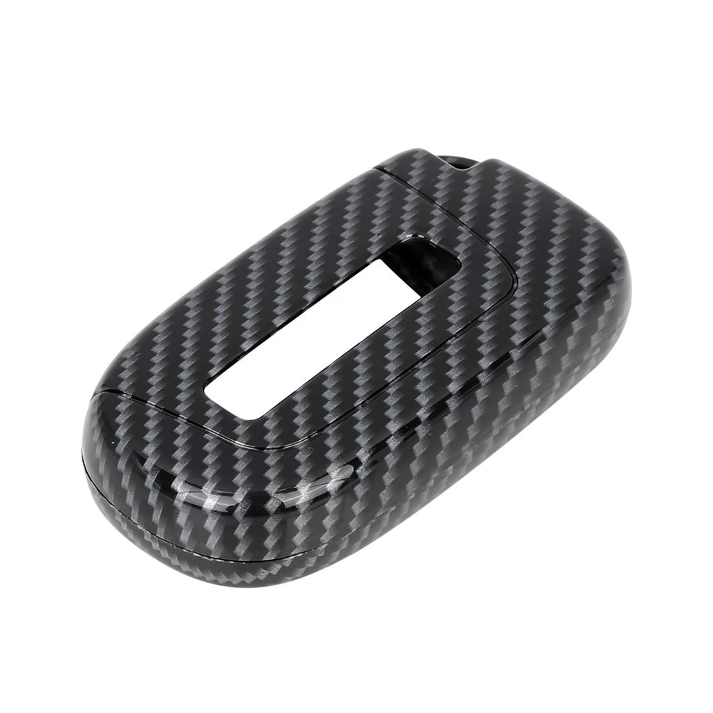 TPU Key Fob Cover for Jeep (Carbon Fiber Pattern)