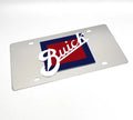 Premium Chrome Stainless License Plate for Buick Retro Logo (2005–2015)